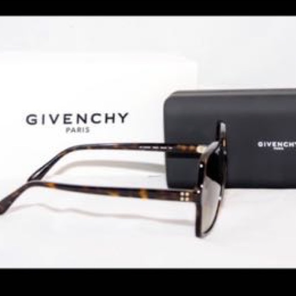 Givenchy Dark Havana Brown Gradient Square Sunglasses Case not included main image 9